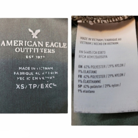 AEO First Essentials Velvet Crop Cami Sz XS - Picture 7 of 8